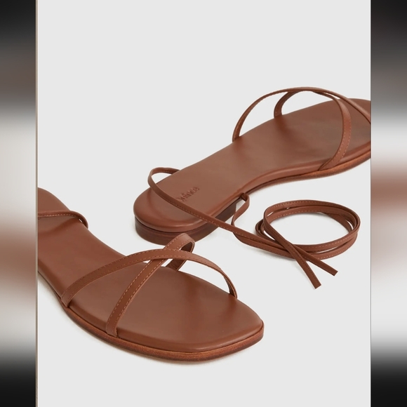 Quince 100% Leather Wrap Sandal - Picture 2 of 8